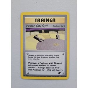 Top Popular Classic Viridian City Gym 123/132 Gym Challenge Common Pokemon Card